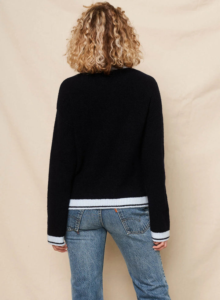 Sundry Amour Intarsia Sweater