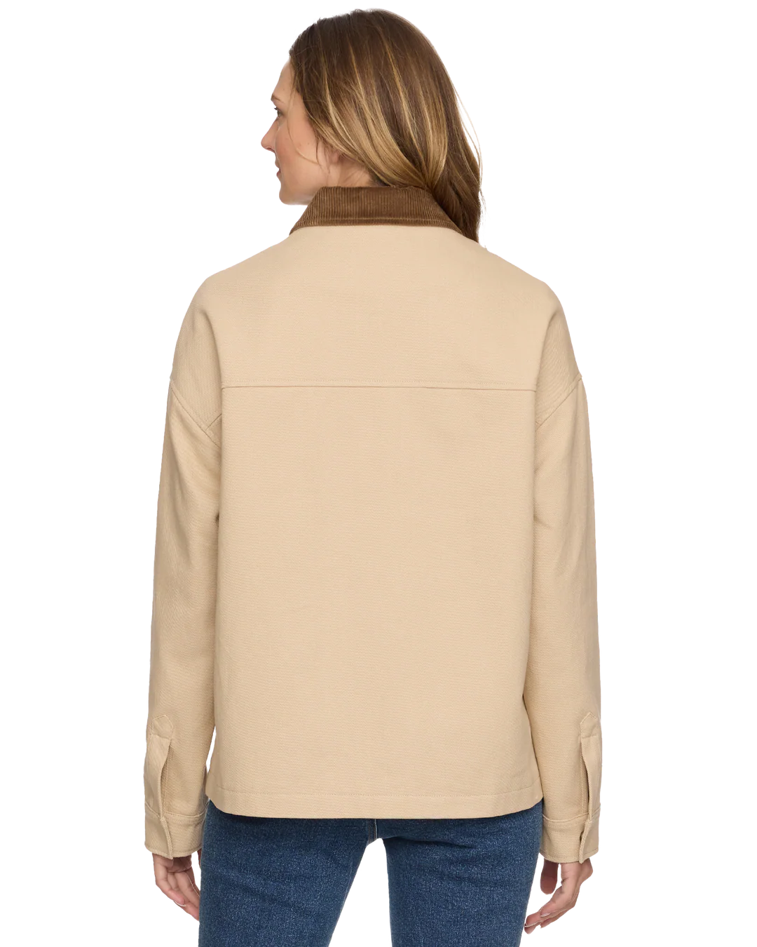 Flag & Anthem Blakely Twill Chore Jacket With Cord Collar