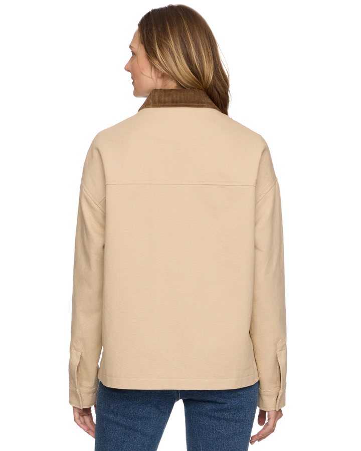 Flag & Anthem Blakely Twill Chore Jacket With Cord Collar
