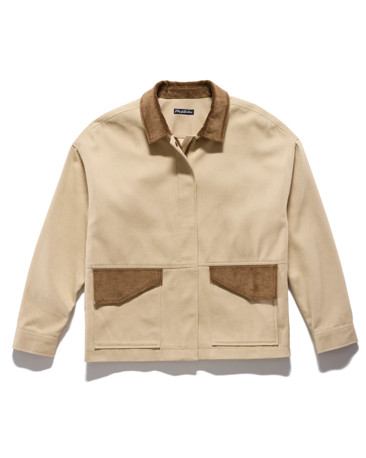 Flag & Anthem Blakely Twill Chore Jacket With Cord Collar