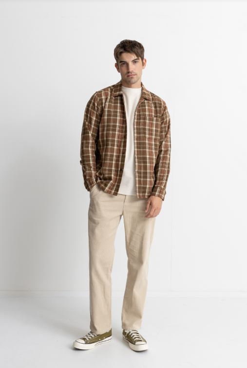 Rhythm Plaid Long Sleeve Flannel Shirt