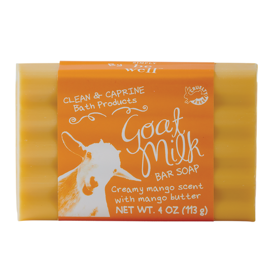 San Francisco Soap Co Barre de savon au lait de chèvre et à la mangue crémeuse 4 oz