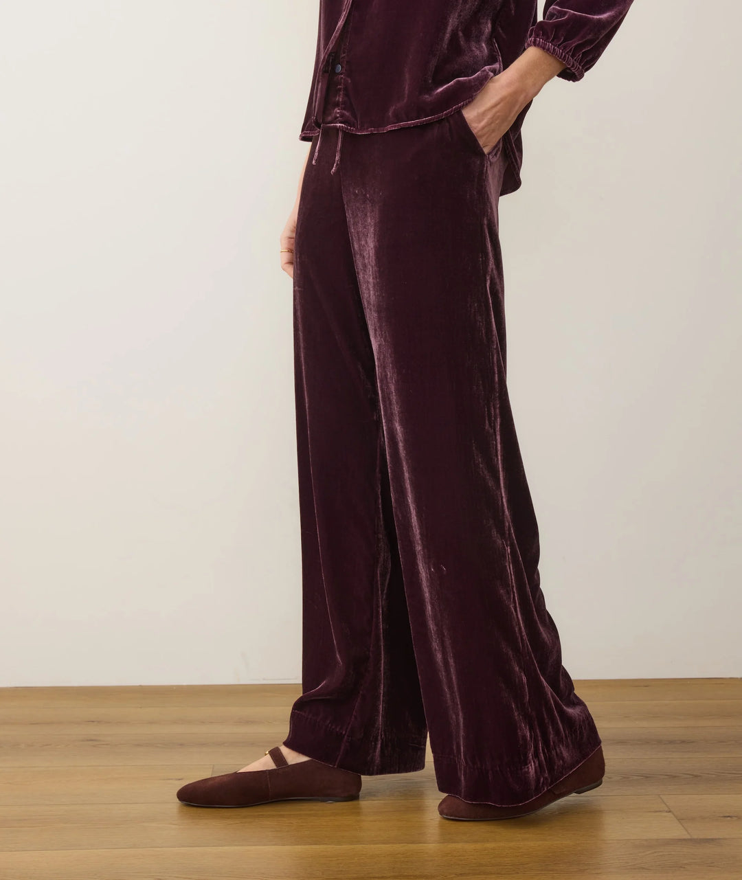 Marine Layer Bella Velvet Drawstring Pant