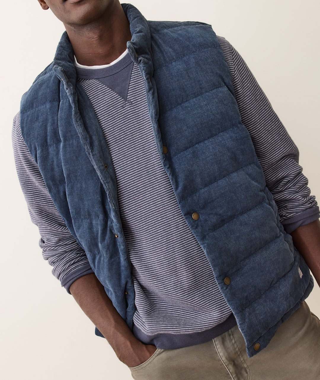 Marine Layer Palisades Cord Puffer Vest