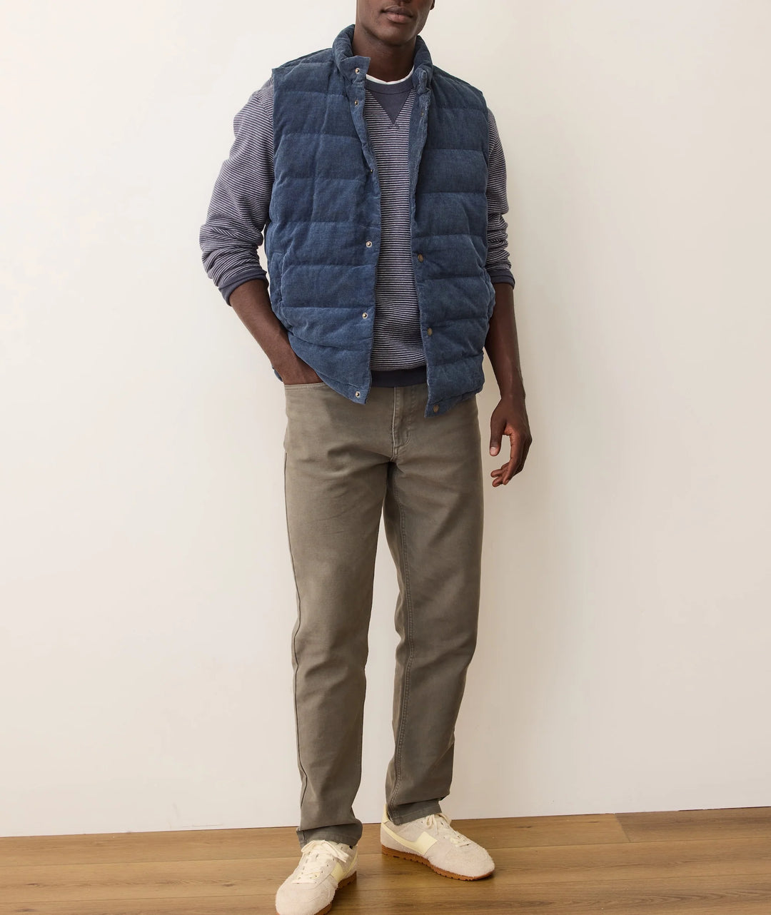 Marine Layer Palisades Cord Puffer Vest