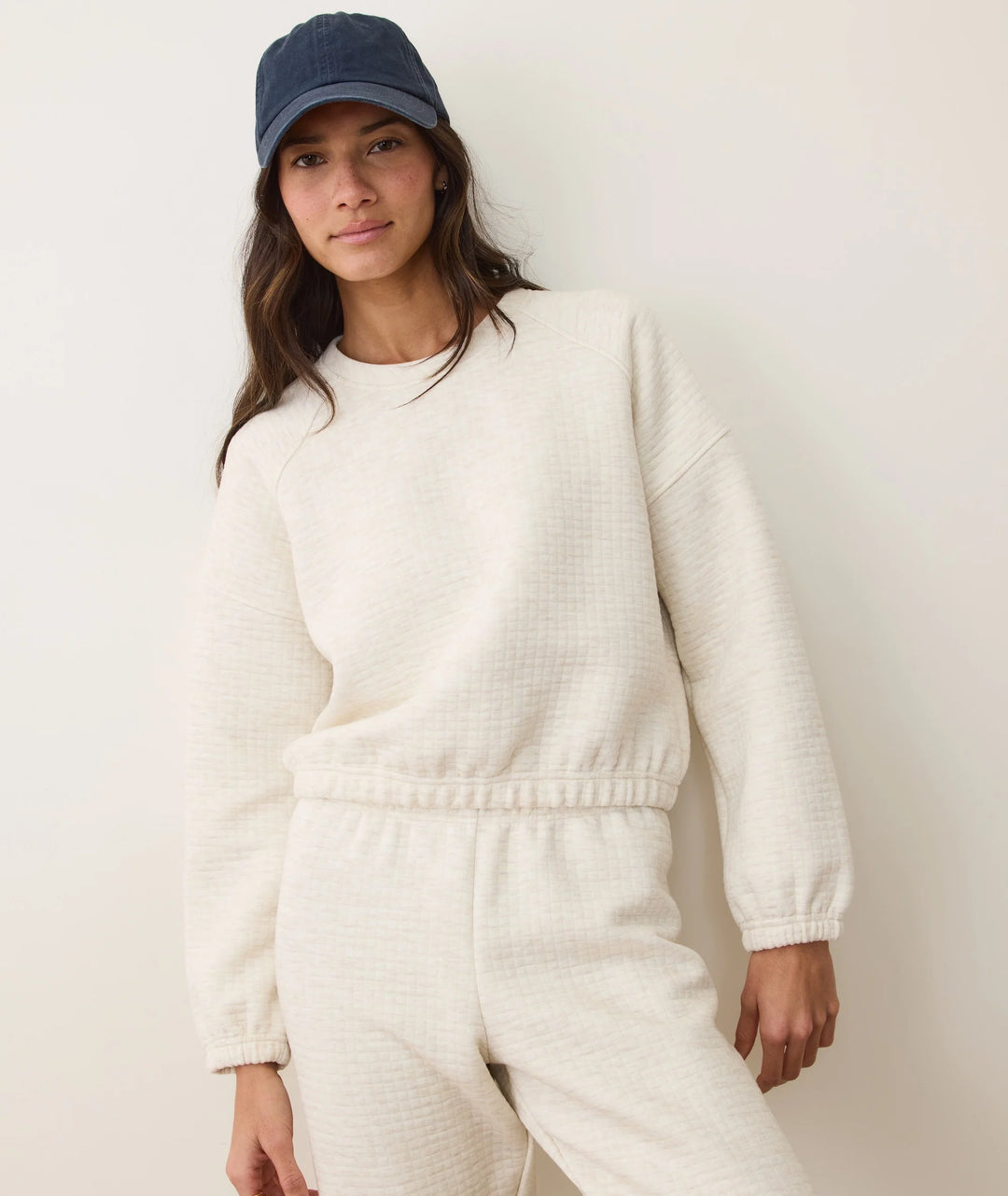 Marine Layer Corbet Quilted Crewneck