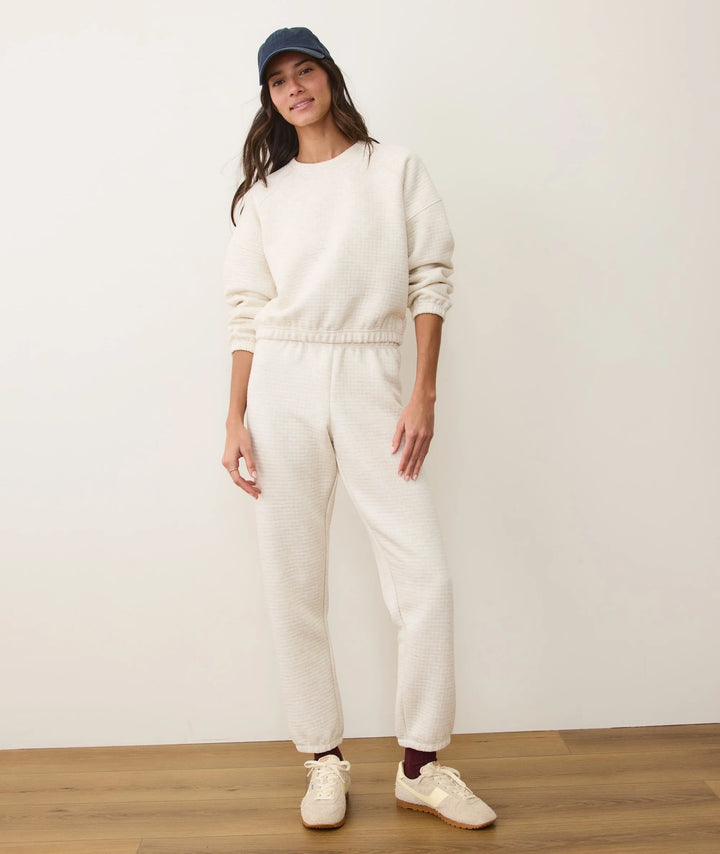 Marine Layer Corbet Quilted Crewneck