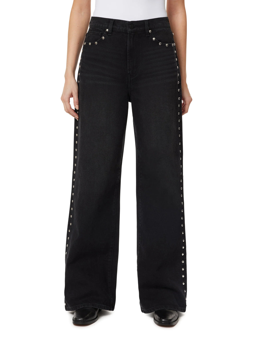 Habitual Gemma Wide Leg Studded Jeans