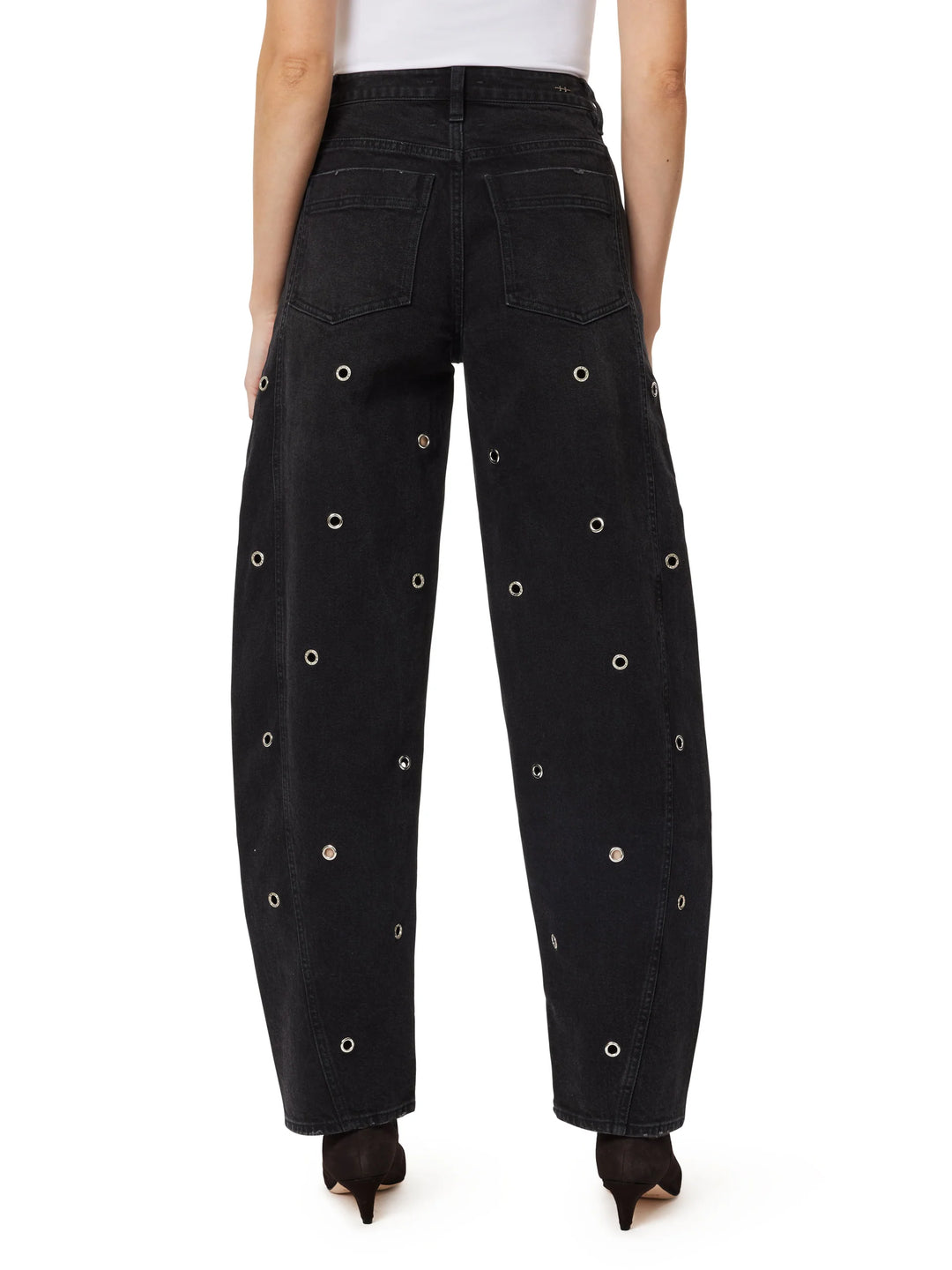 Habitual Evie High Rise Embellished Barrel Jeans
