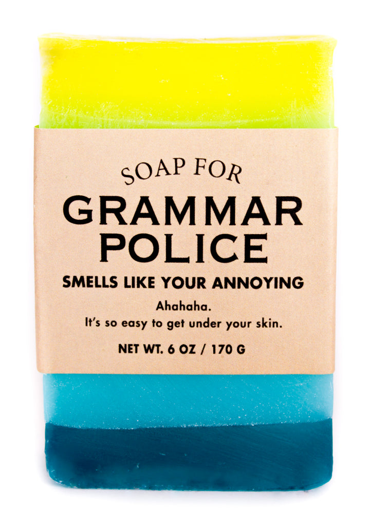 Whiskey River Soap A Soap For Grammar Police
