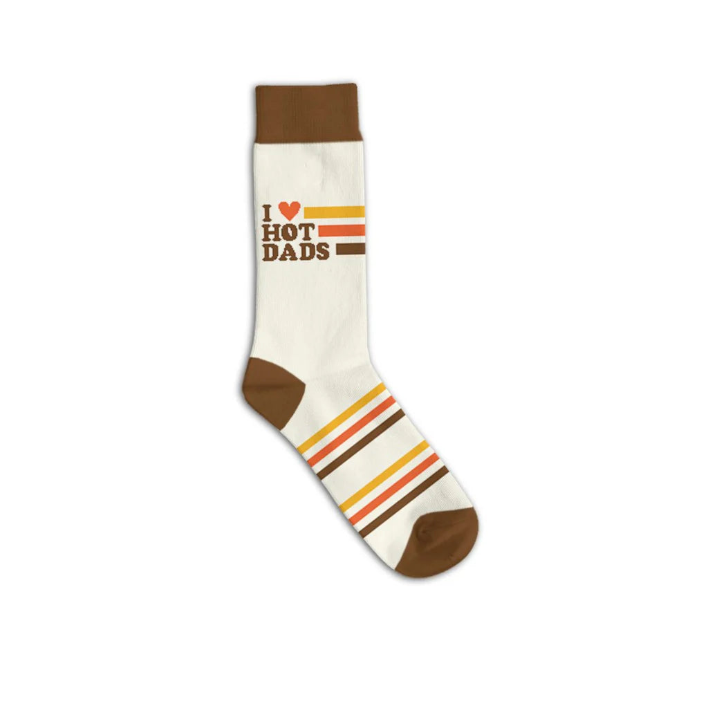 Funatic I Heart Hot Dads Socks