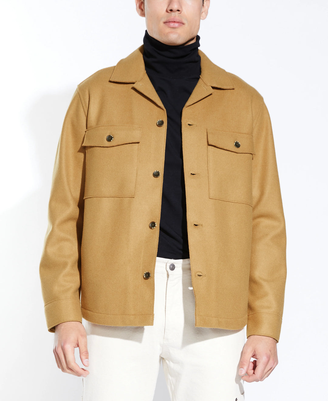 Civil Society Grissom Relaxed Collar Shirt Jacket