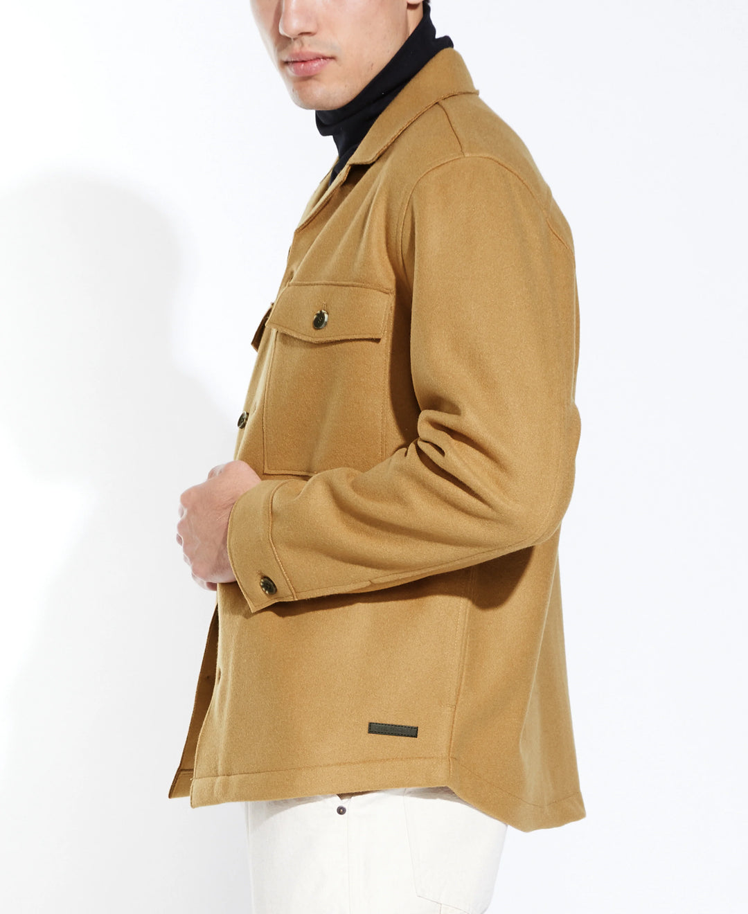 Civil Society Grissom Relaxed Collar Shirt Jacket