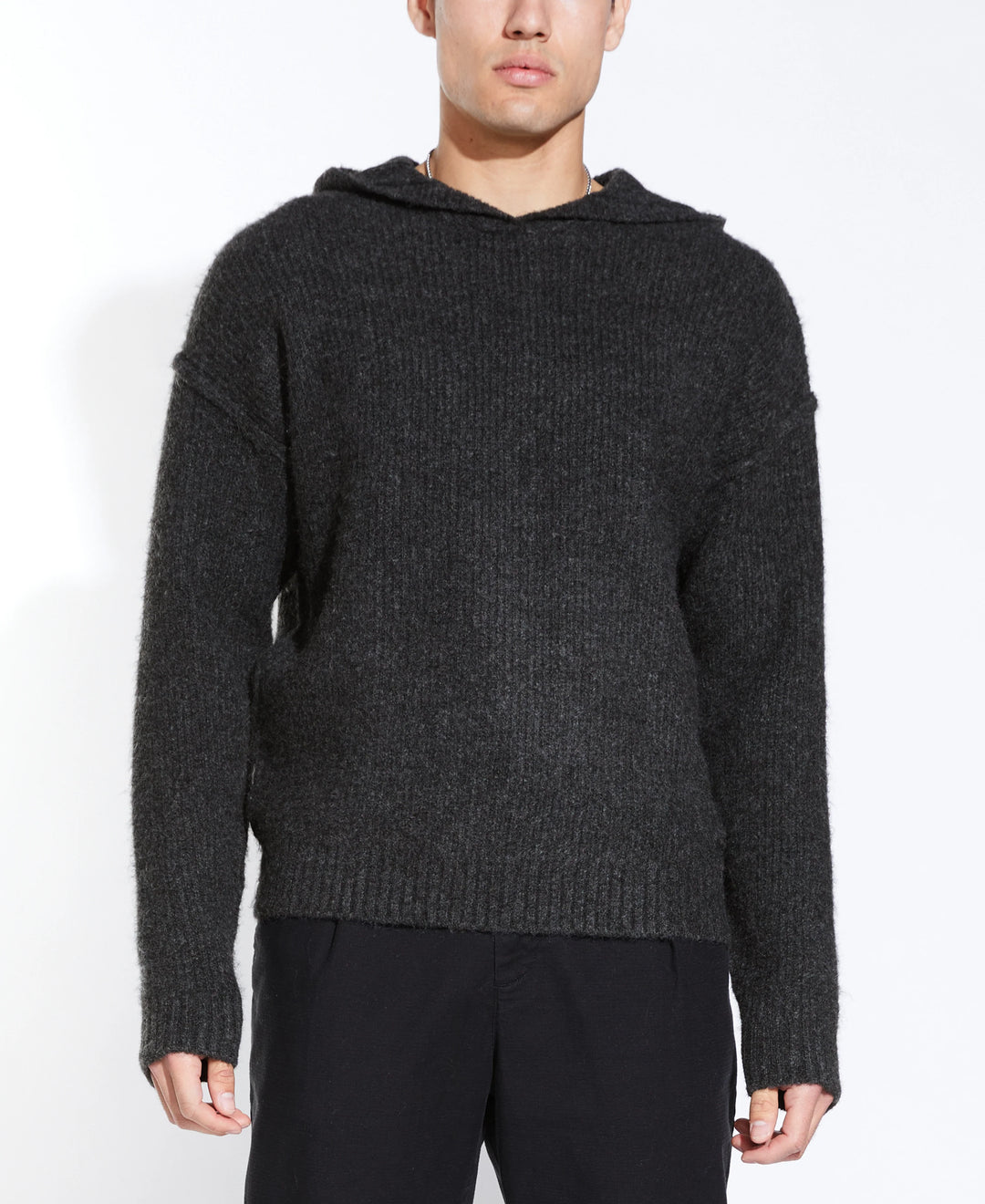 Civil Society Avery Oversized Brushed Knit Sweater Hoodie