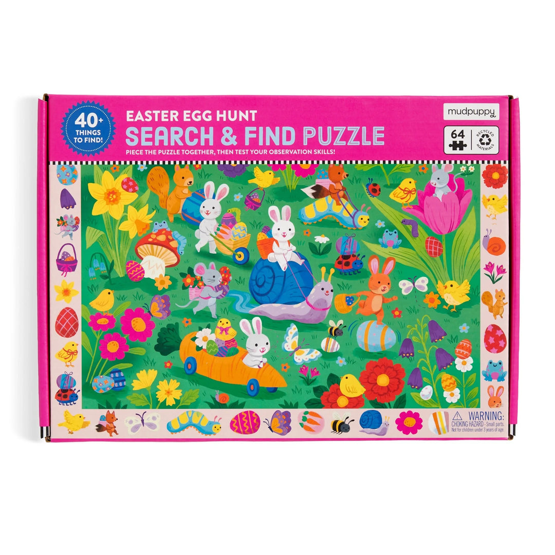 Chronicle Books Easter Egg Hunt 64 Piece Search & Find Puzzle