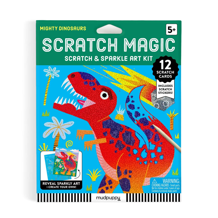 Chronicle Brooks Scratch & Sparkle Mighty Dinosaurs
