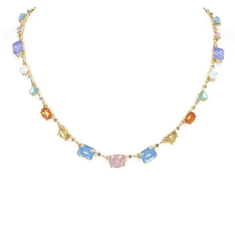 Joia Multi Shaped Rhinestone Necklace