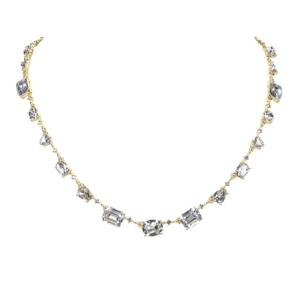 Joia Multi Shaped Rhinestone Necklace
