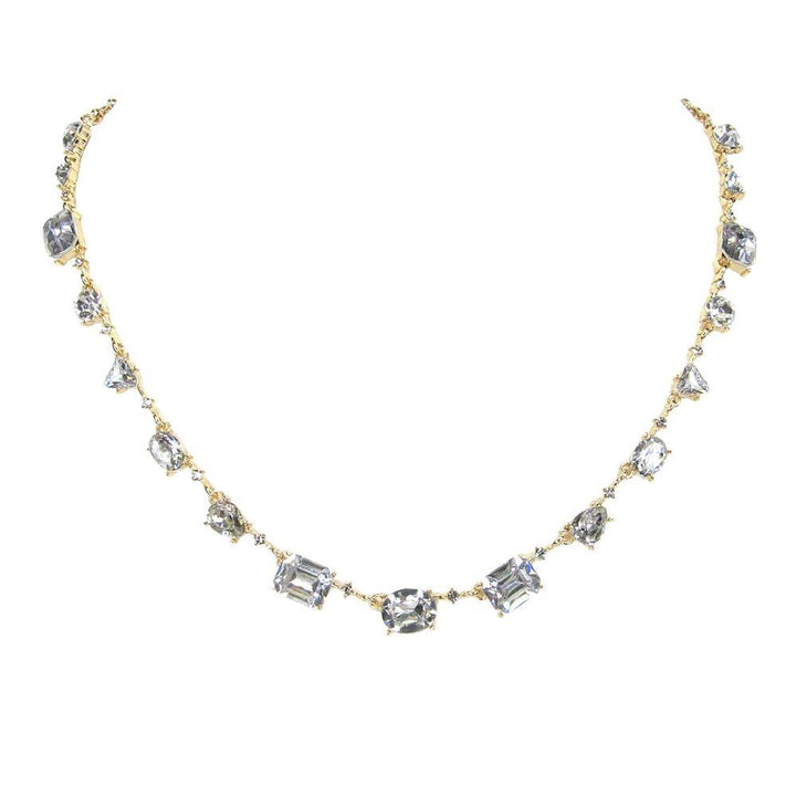 Joia Multi Shaped Rhinestone Necklace