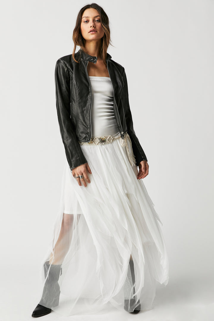 Free People Max Vegan Moto