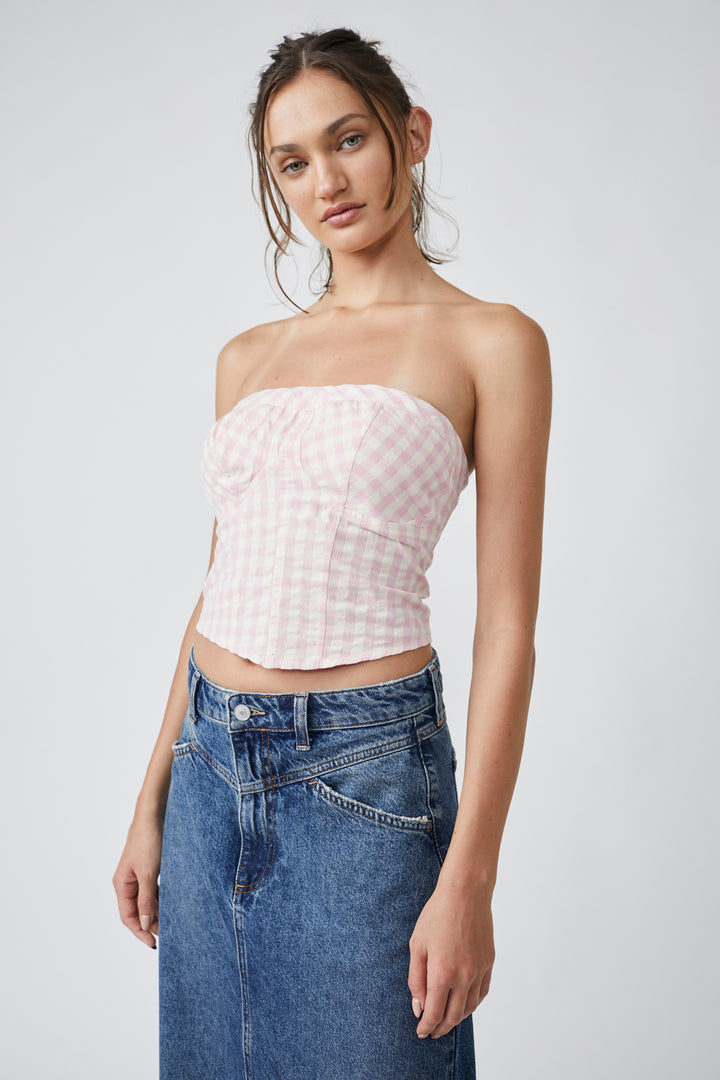 Free People Leilani Gingham Tube