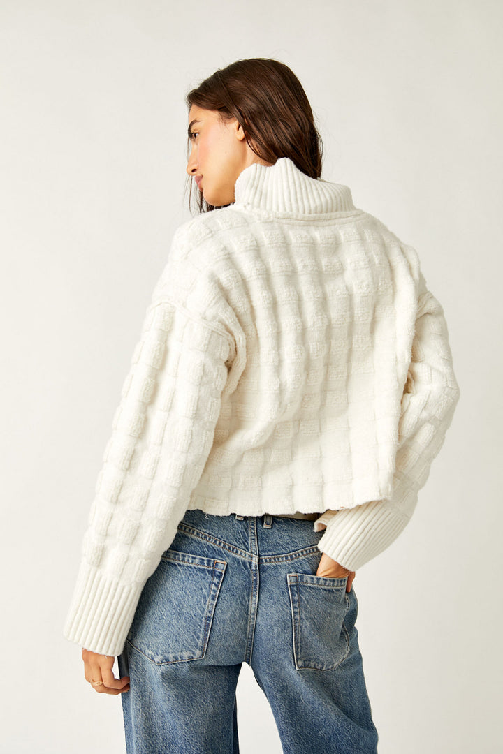 Free People Care FP Soul Searcher Moc Sweater