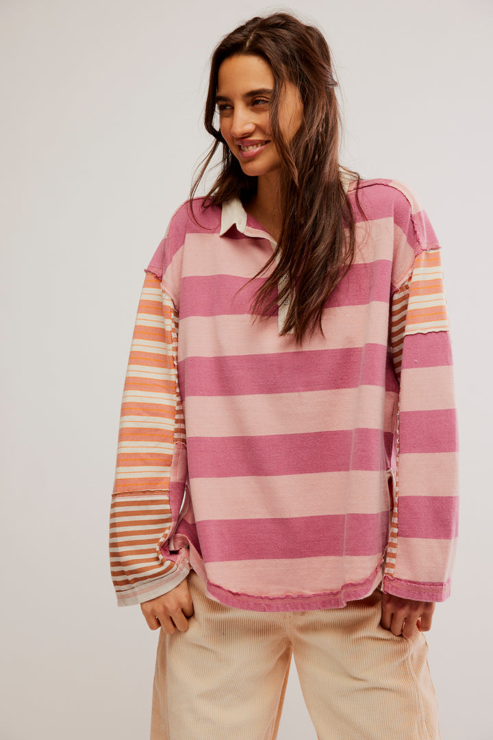 Free People Aster Stripe Tee