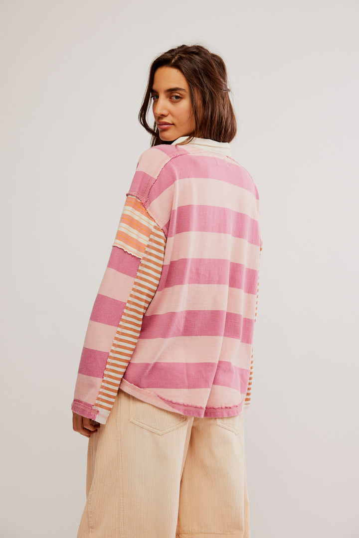 Free People Aster Stripe Tee