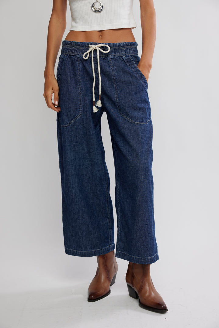 Free People Easy Peasy Pull On Pant