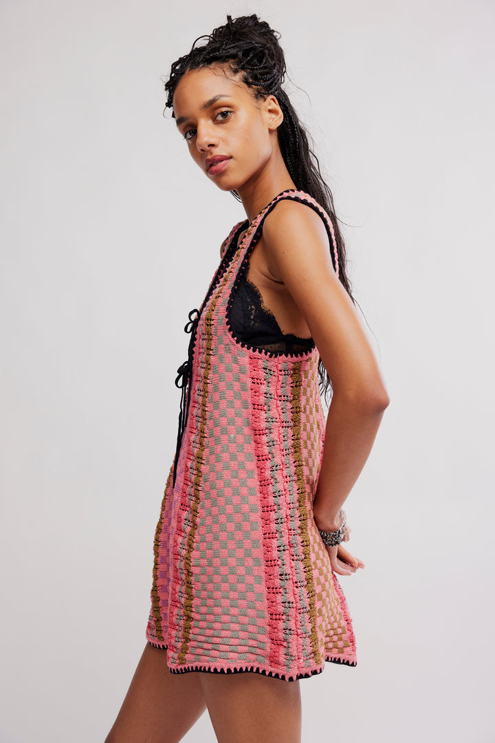 Free People Amalfi Twist Mini Dress