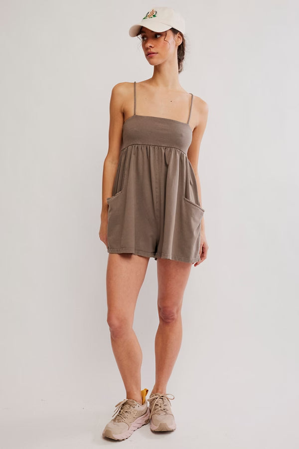 Free People Movement Hot Shot Strappy Romper
