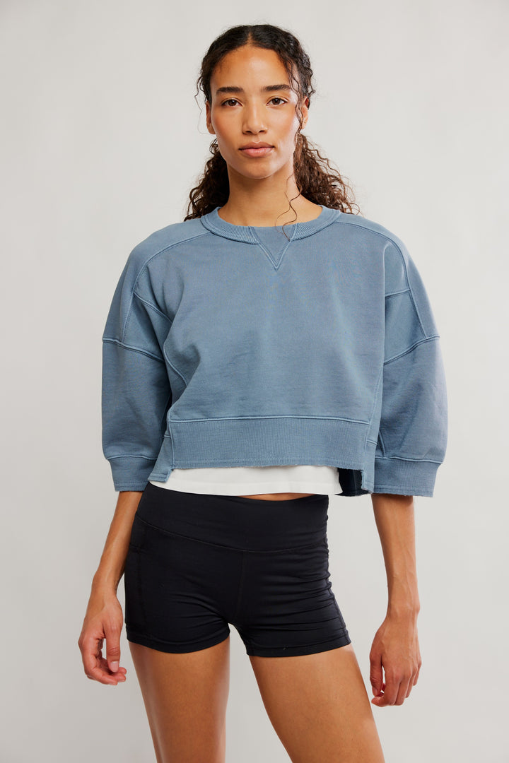 Free People Movement Short Sleeve Intercept Pullover