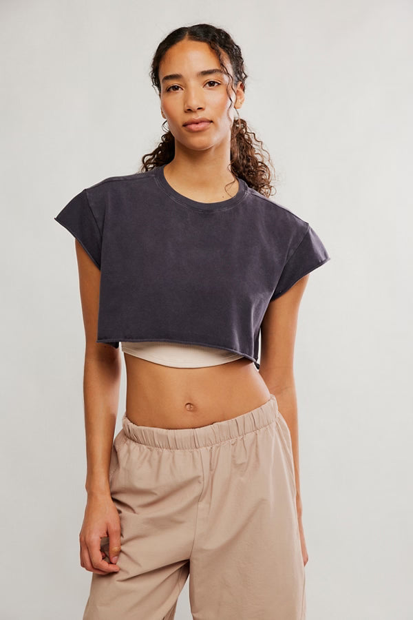 Free People Movement Hot Shot Cropped Tee