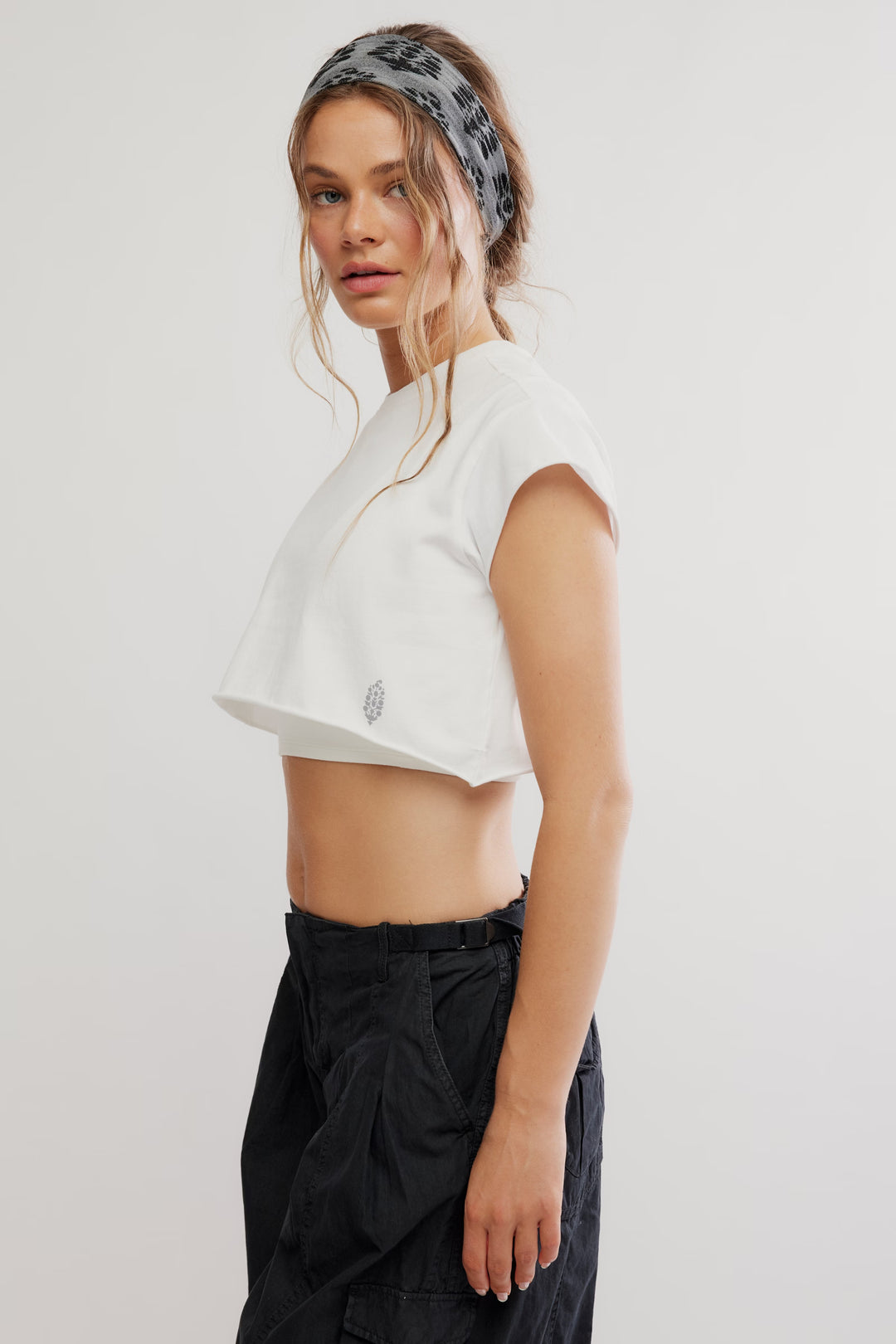 Free People Movement Hot Shot Cropped Tee