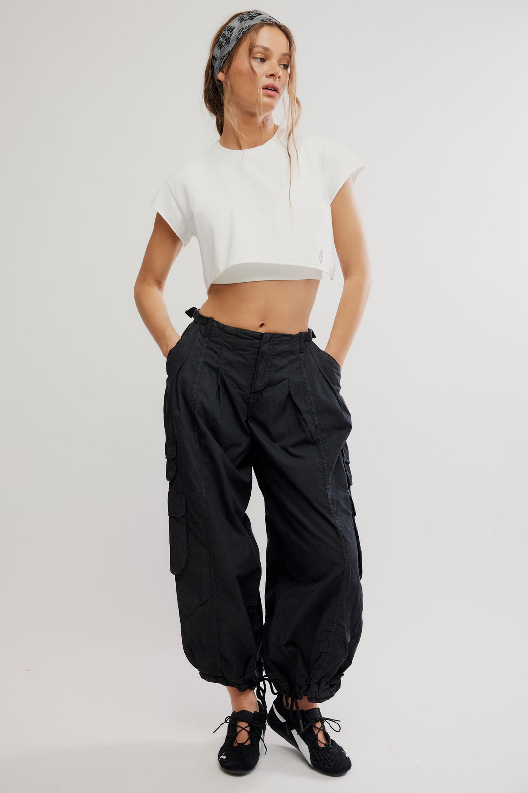 Free People Movement Hot Shot Cropped Tee
