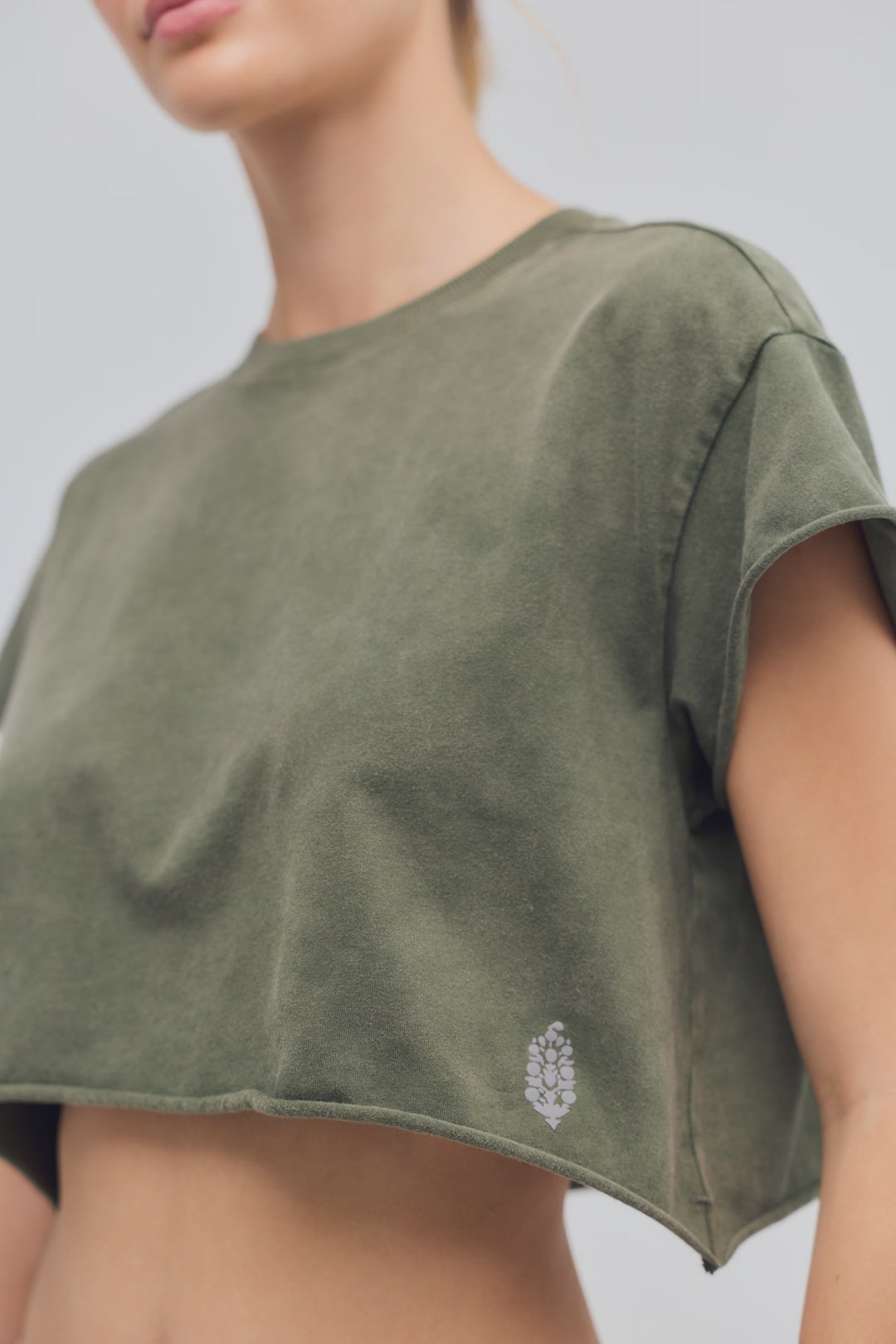 Free People Movement Hot Shot Cropped Tee
