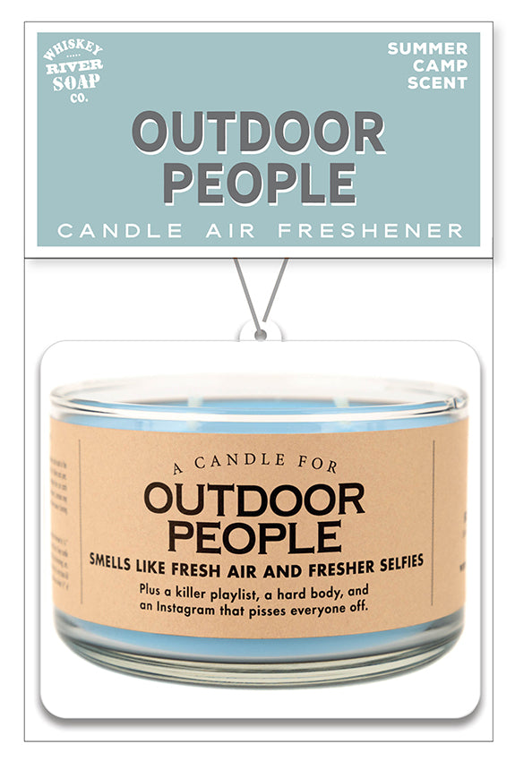 Whiskey River Soap Outdoor People Air Freshener