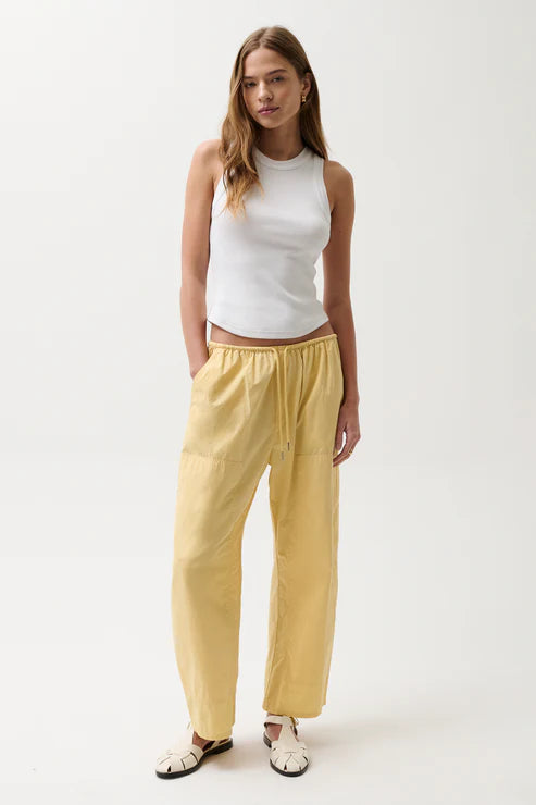 Pistola Theo Drawstring Poplin Pant