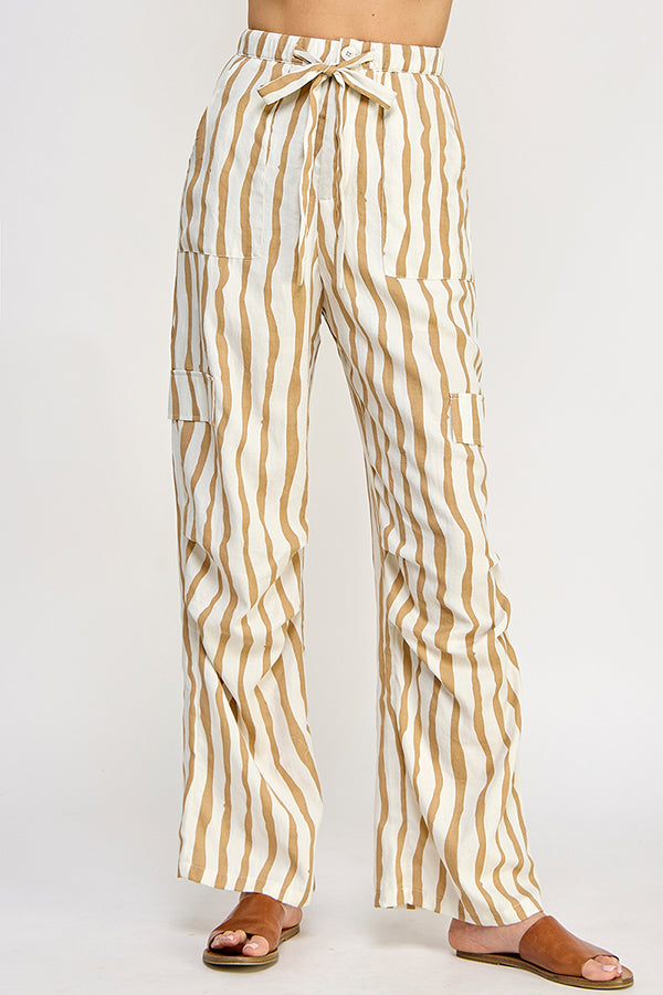 Rubienn Stripe Relax Trouser