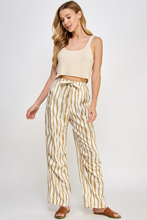 Rubienn Stripe Relax Trouser