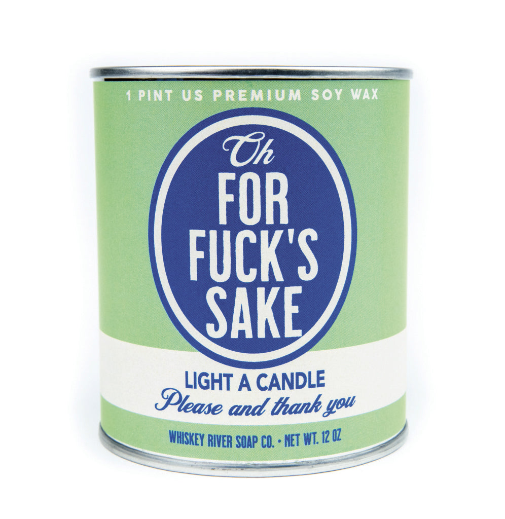 Whiskey River Soap Oh For Fuck's Sake Vintage Paint Can Candle