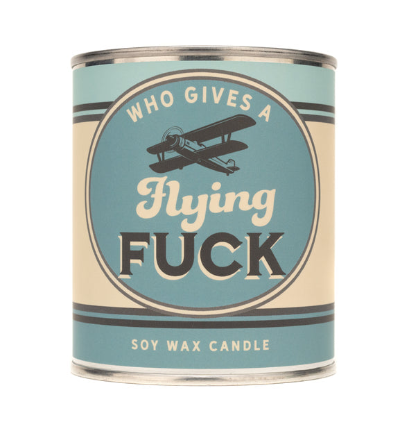 Whiskey River Soap Flying Fuck Vintage Paint Can Candle