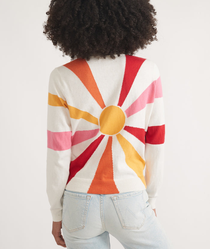 Marine Layer Exploded Sun Icon Sweater