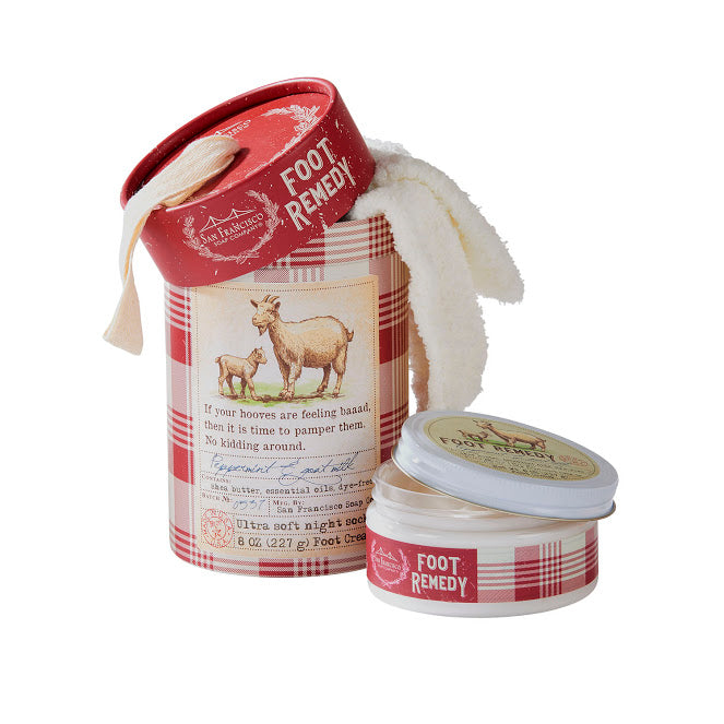 San Francisco Soap Co Peppermint & Goats Milk Foot Remedy Kit