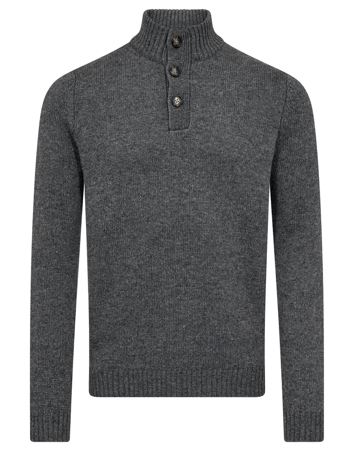 Bruun & Stengade Alrek Lambswool Half Zip Sweater