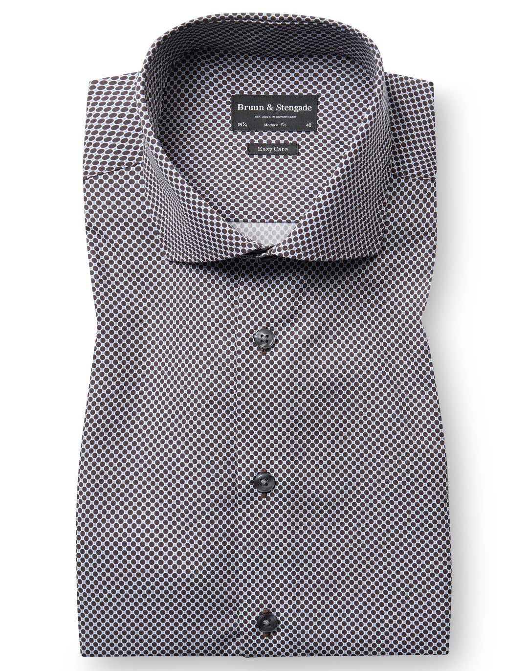 Bruun & Stengade Nolan Printed Long Sleeve Shirt