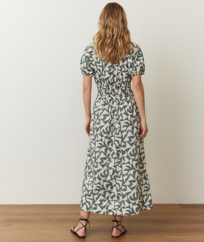 Marine Layer Emery Poplin Midi Dress