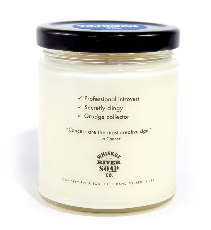 Whiskey River Soap Cancer Candle