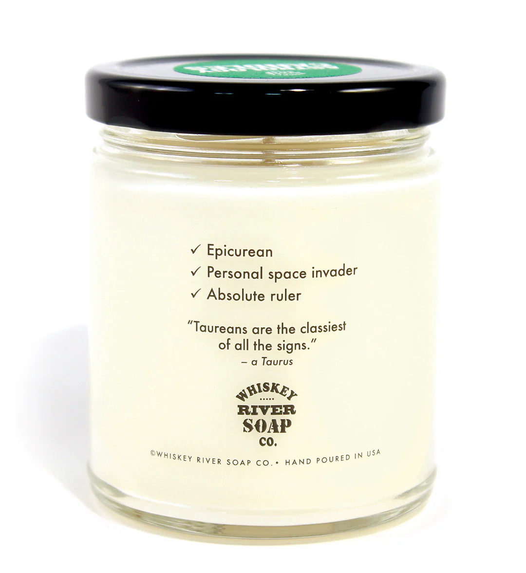 Whiskey River Soap Taurus Candle