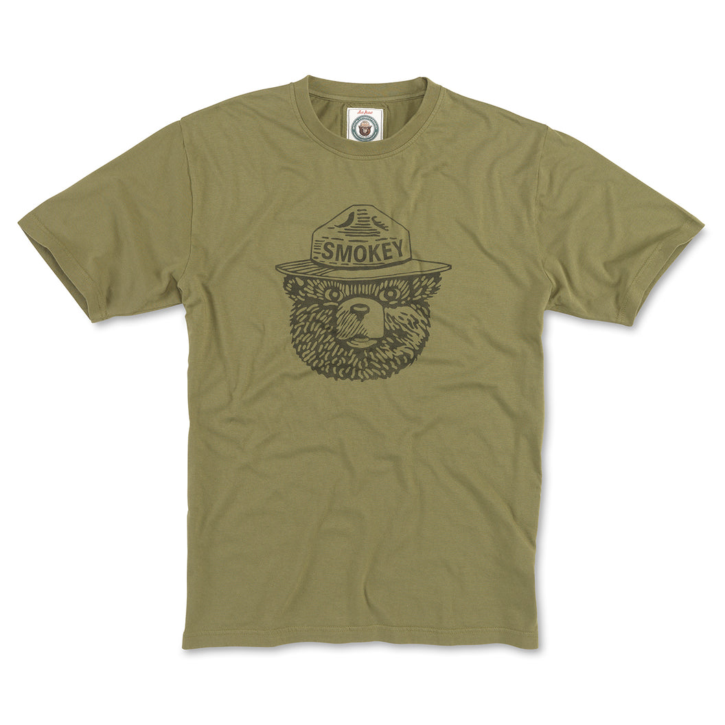 American Needle Brass Tacks Vin Fade Smokey Bear T-Shirt
